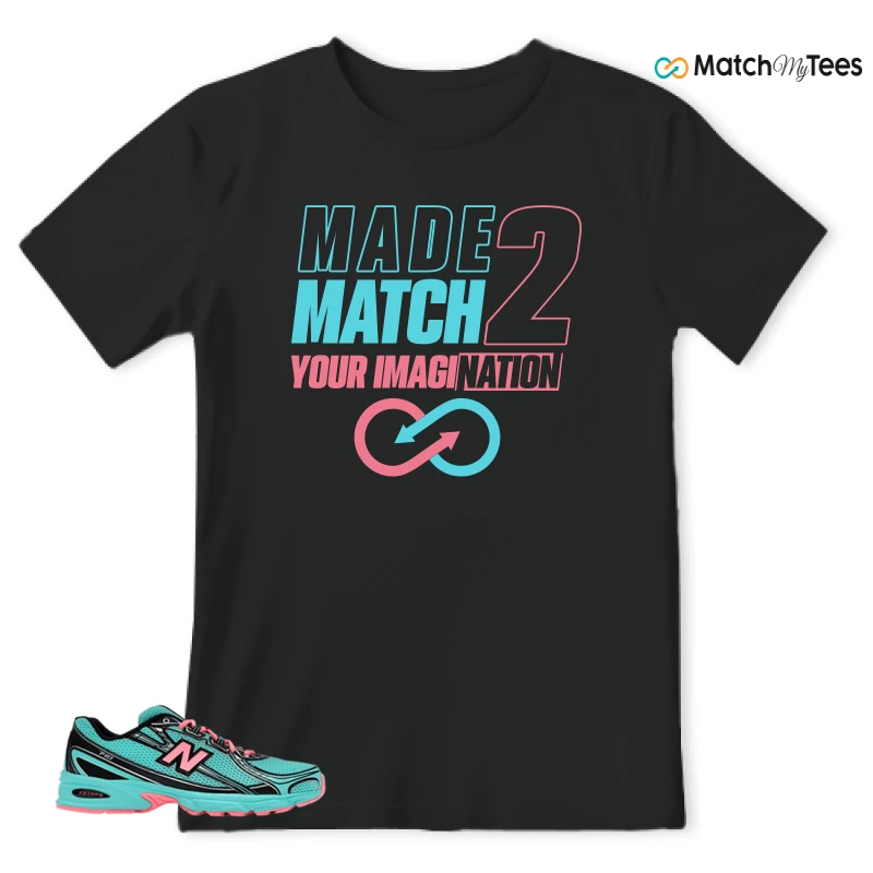 NEW BALANCE 740V2 CYBER JADE SNEAKER Matching Tees t-shirt