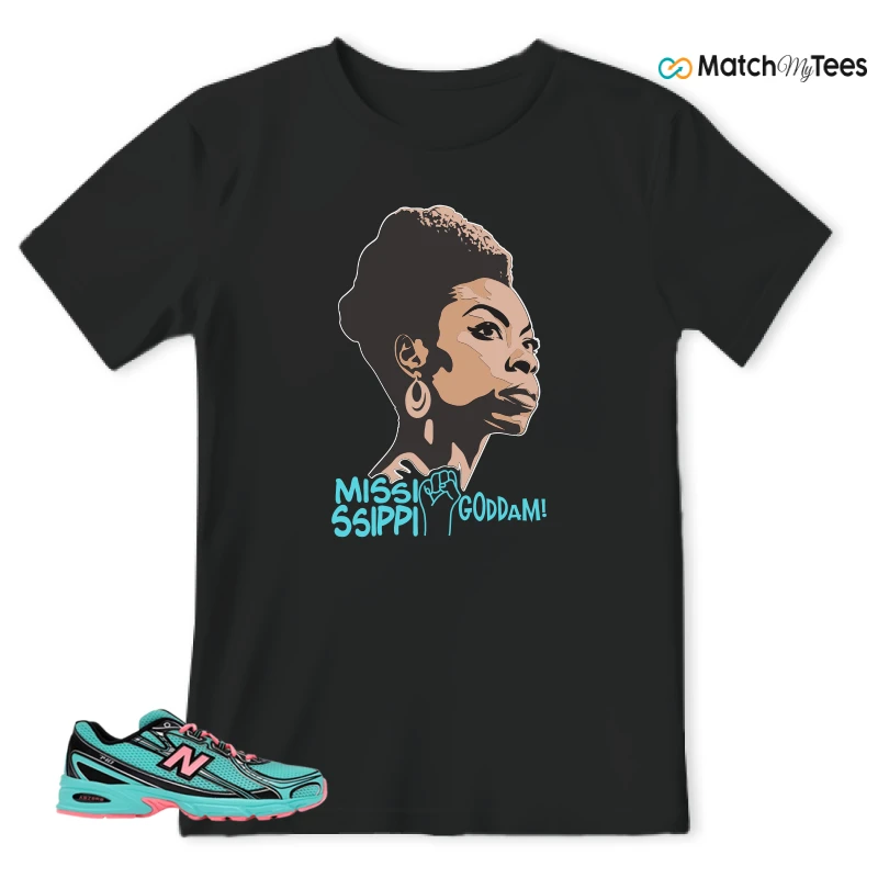 NEW BALANCE 740V2 CYBER JADE SNEAKER Matching Tees t-shirt