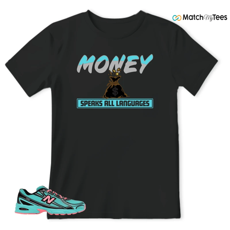 NEW BALANCE 740V2 CYBER JADE SNEAKER Matching Tees t-shirt