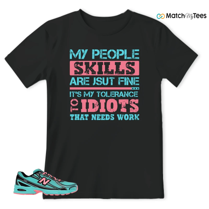 NEW BALANCE 740V2 CYBER JADE SNEAKER Matching Tees t-shirt