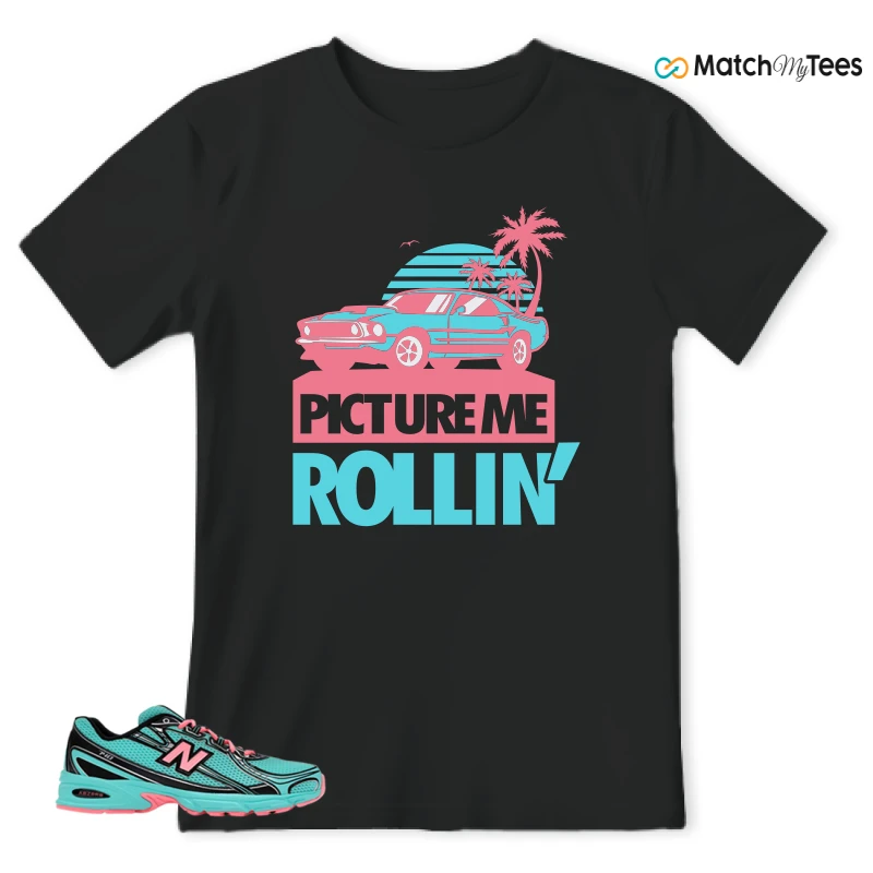 NEW BALANCE 740V2 CYBER JADE SNEAKER Matching Tees t-shirt