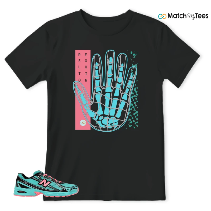 NEW BALANCE 740V2 CYBER JADE SNEAKER Matching Tees t-shirt
