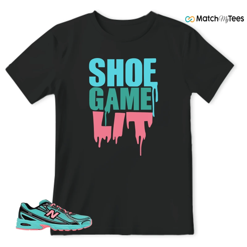 NEW BALANCE 740V2 CYBER JADE SNEAKER Matching Tees t-shirt