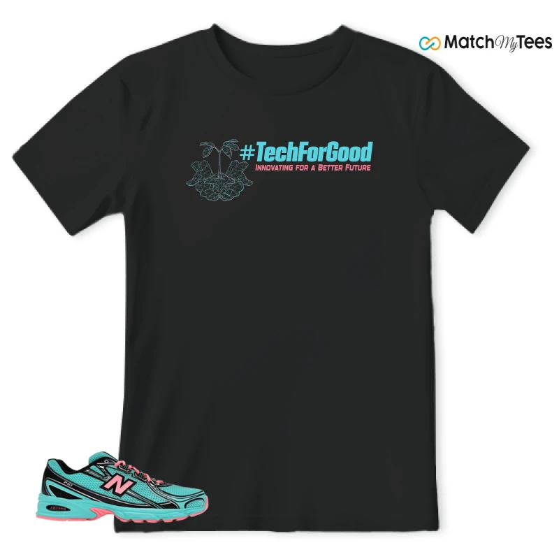 NEW BALANCE 740V2 CYBER JADE SNEAKER Matching Tees t-shirt
