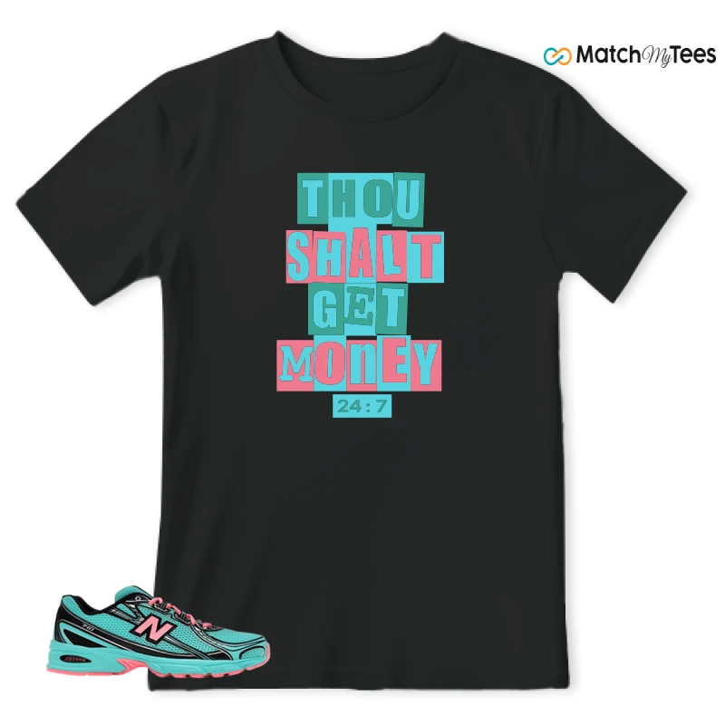 NEW BALANCE 740V2 CYBER JADE SNEAKER Matching Tees t-shirt