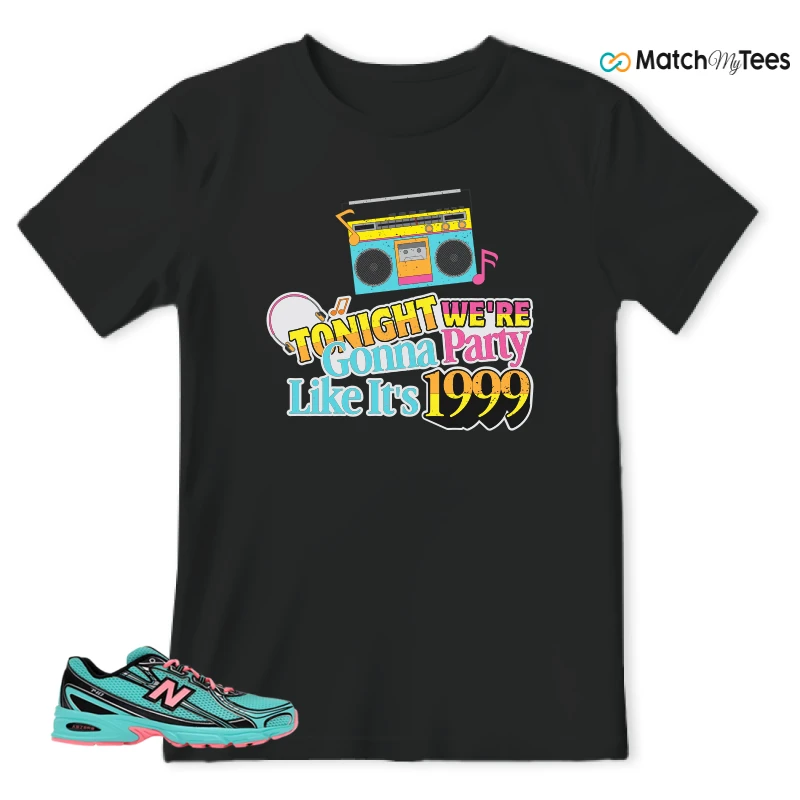 NEW BALANCE 740V2 CYBER JADE SNEAKER Matching Tees t-shirt
