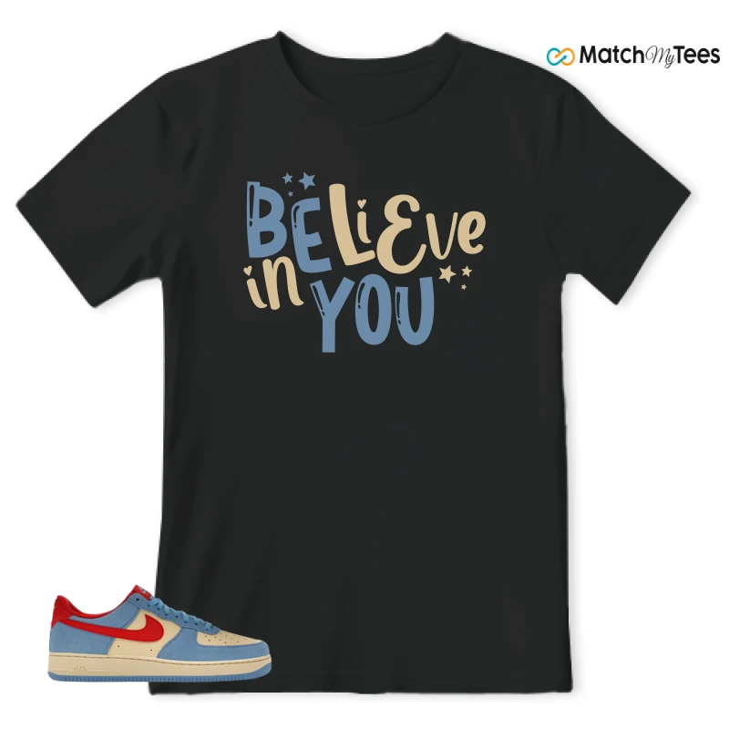 NIKE AIR FORCE 1 LOW '07 LV8 DORAEMON SNEAKER Matching Tees t-shirt