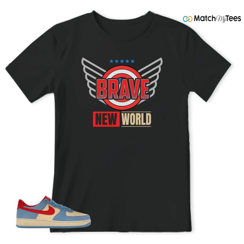 NIKE AIR FORCE 1 LOW '07 LV8 DORAEMON SNEAKER Matching Tees t-shirt