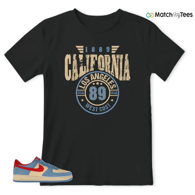 NIKE AIR FORCE 1 LOW '07 LV8 DORAEMON SNEAKER Matching Tees t-shirt