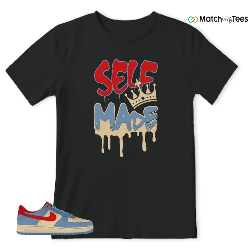 NIKE AIR FORCE 1 LOW '07 LV8 DORAEMON SNEAKER Matching Tees t-shirt