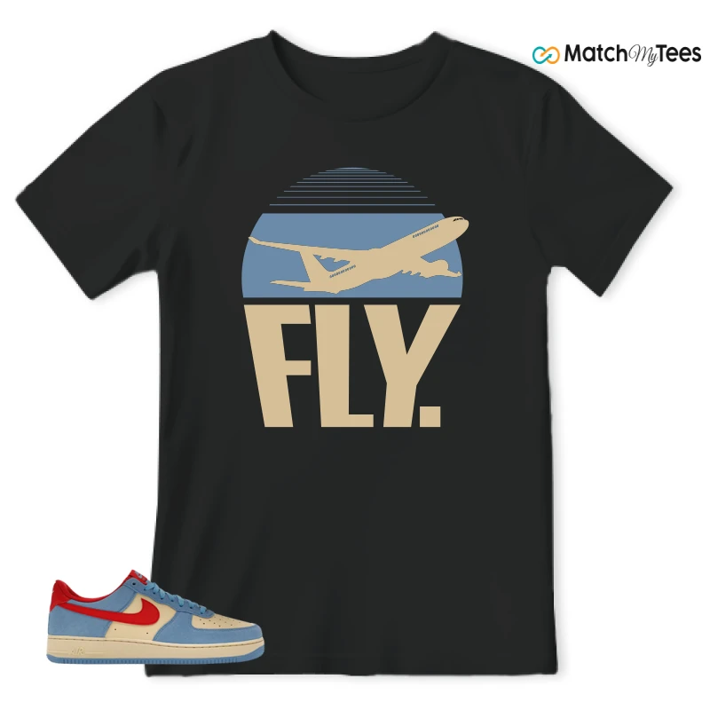 NIKE AIR FORCE 1 LOW '07 LV8 DORAEMON SNEAKER Matching Tees t-shirt