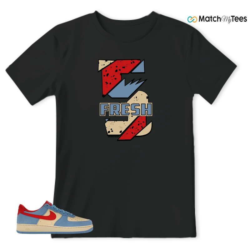 NIKE AIR FORCE 1 LOW '07 LV8 DORAEMON SNEAKER Matching Tees t-shirt