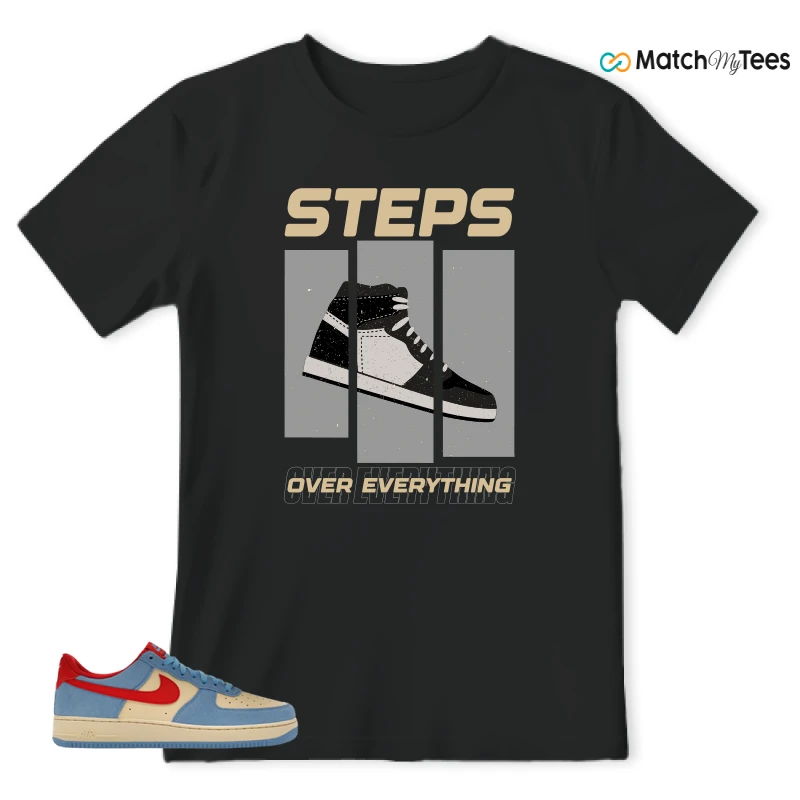 NIKE AIR FORCE 1 LOW '07 LV8 DORAEMON SNEAKER Matching Tees t-shirt