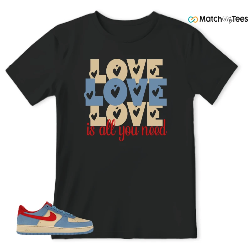 NIKE AIR FORCE 1 LOW '07 LV8 DORAEMON SNEAKER Matching Tees t-shirt