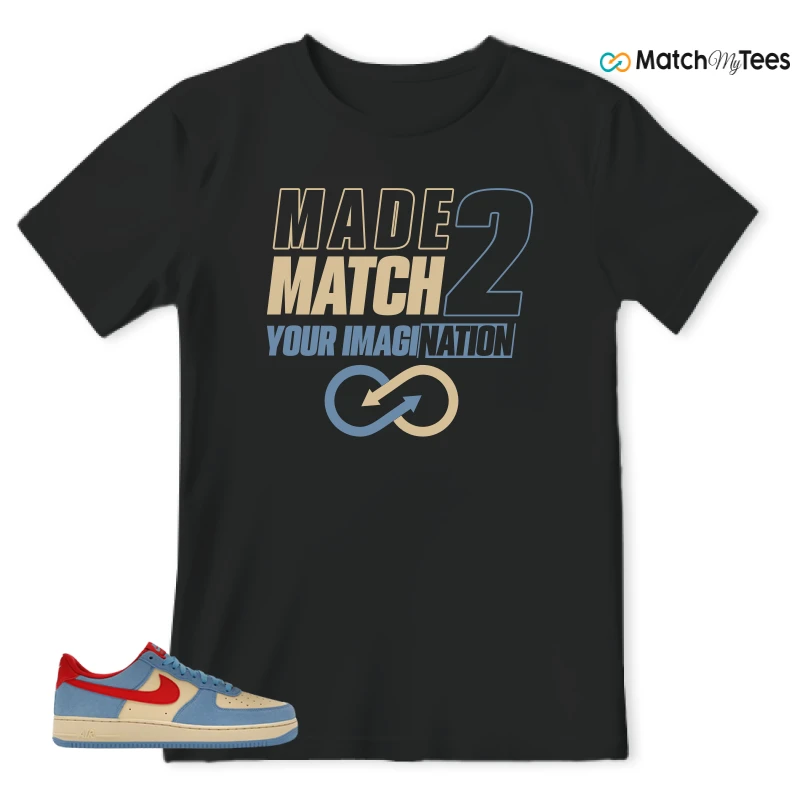 NIKE AIR FORCE 1 LOW '07 LV8 DORAEMON SNEAKER Matching Tees t-shirt