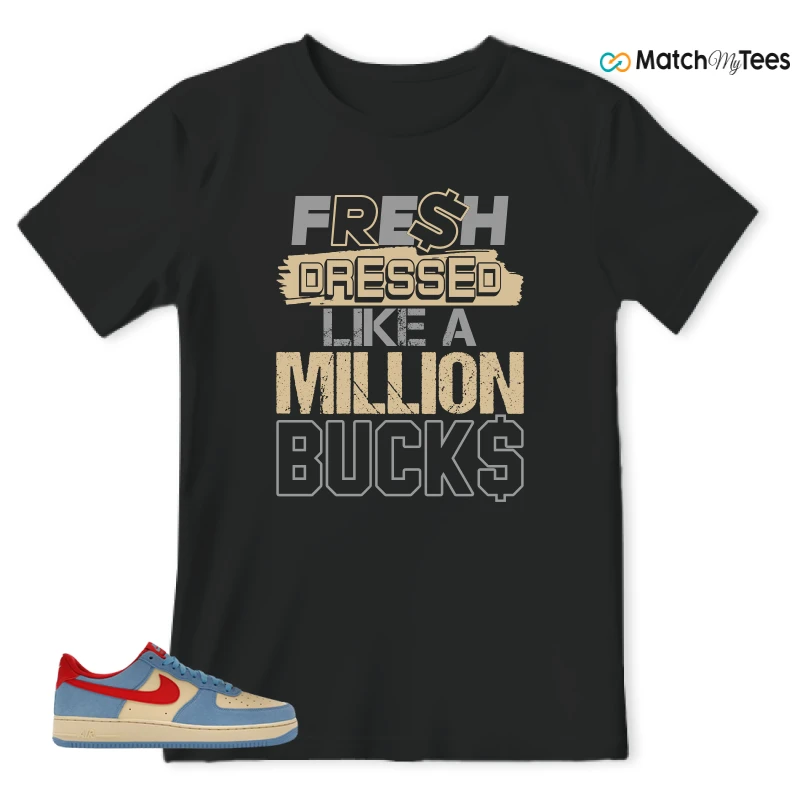 NIKE AIR FORCE 1 LOW '07 LV8 DORAEMON SNEAKER Matching Tees t-shirt