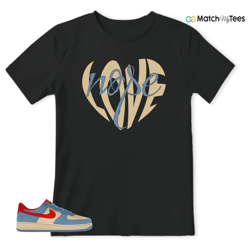 NIKE AIR FORCE 1 LOW '07 LV8 DORAEMON SNEAKER Matching Tees t-shirt