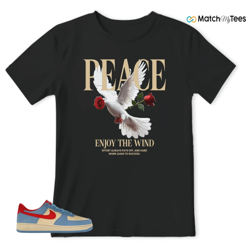 NIKE AIR FORCE 1 LOW '07 LV8 DORAEMON SNEAKER Matching Tees t-shirt