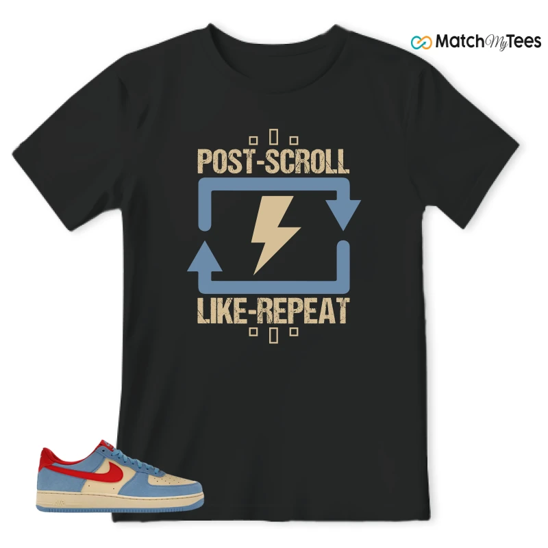 NIKE AIR FORCE 1 LOW '07 LV8 DORAEMON SNEAKER Matching Tees t-shirt