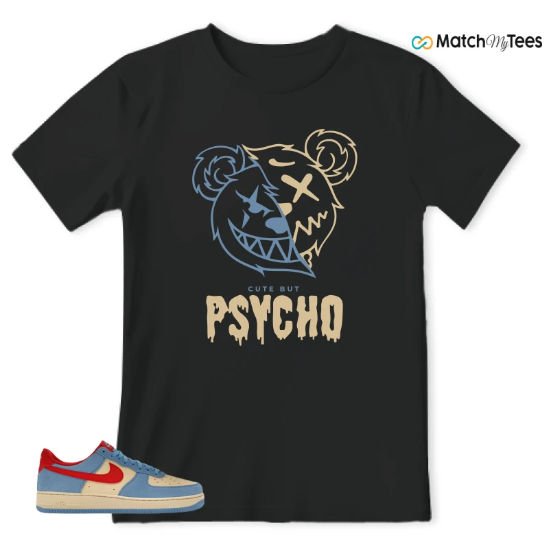 NIKE AIR FORCE 1 LOW '07 LV8 DORAEMON SNEAKER Matching Tees t-shirt