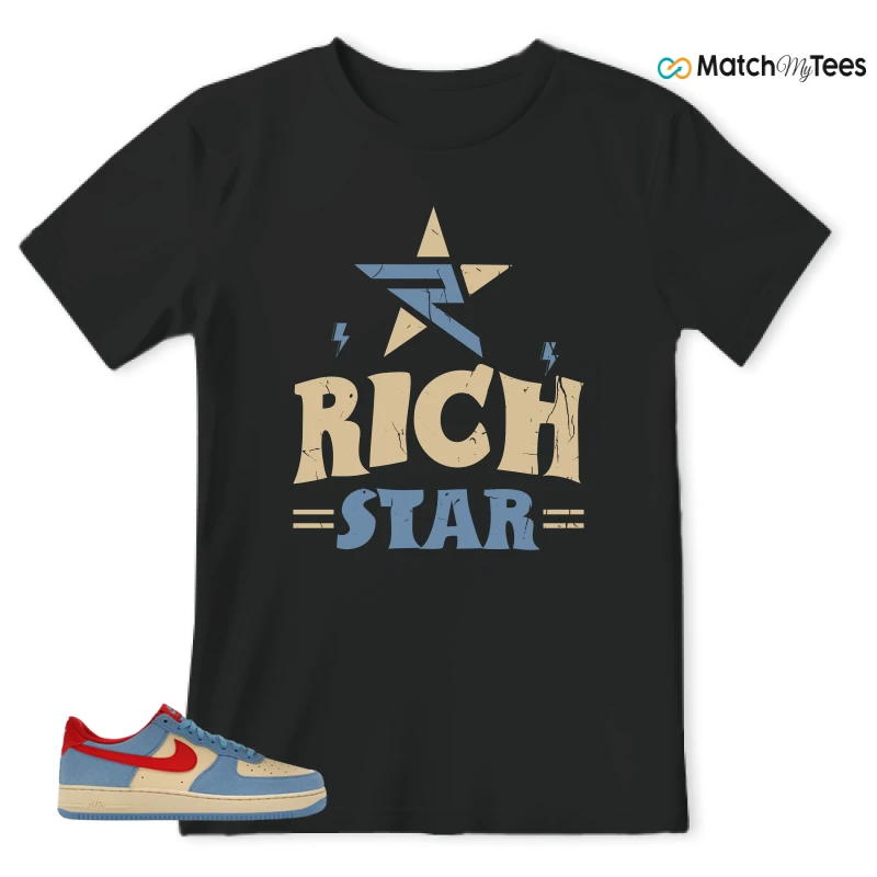 NIKE AIR FORCE 1 LOW '07 LV8 DORAEMON SNEAKER Matching Tees t-shirt
