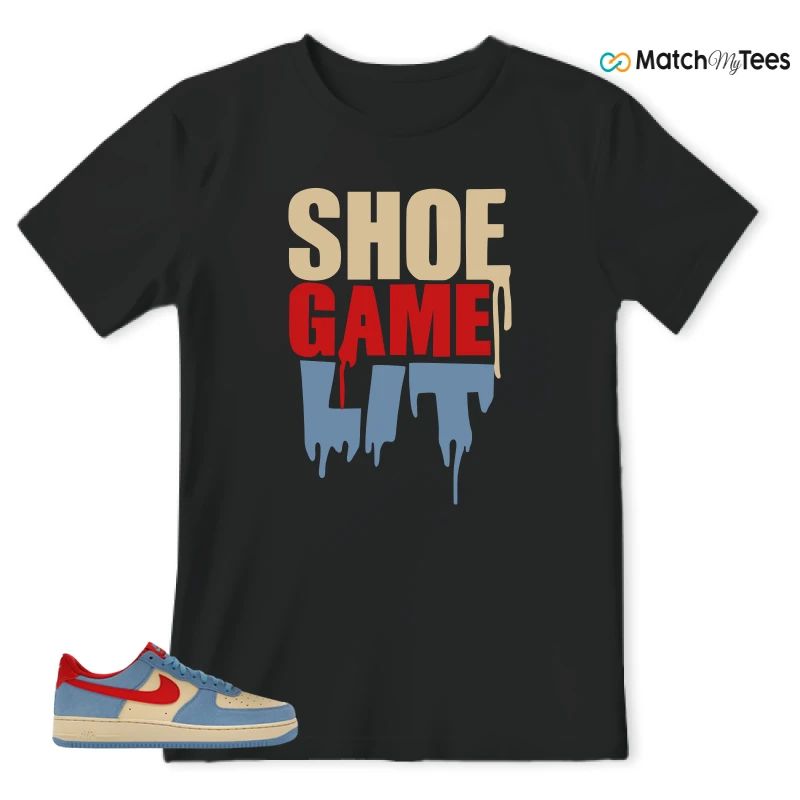 NIKE AIR FORCE 1 LOW '07 LV8 DORAEMON SNEAKER Matching Tees t-shirt