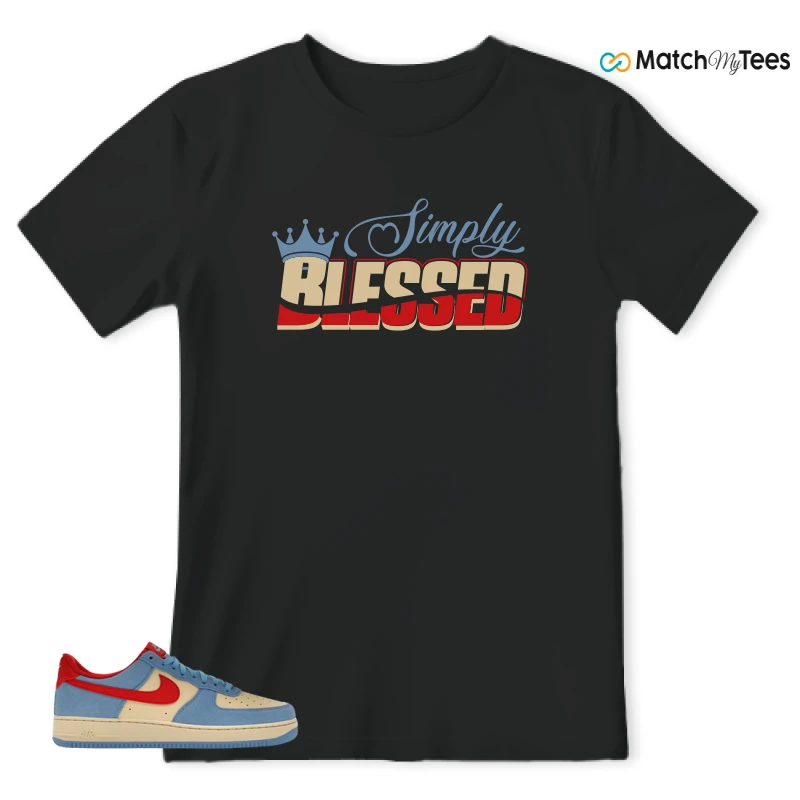 NIKE AIR FORCE 1 LOW '07 LV8 DORAEMON SNEAKER Matching Tees t-shirt