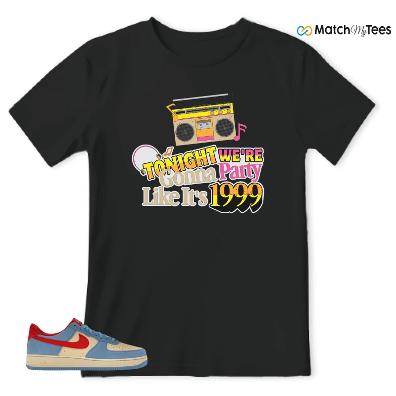 NIKE AIR FORCE 1 LOW '07 LV8 DORAEMON SNEAKER Matching Tees t-shirt