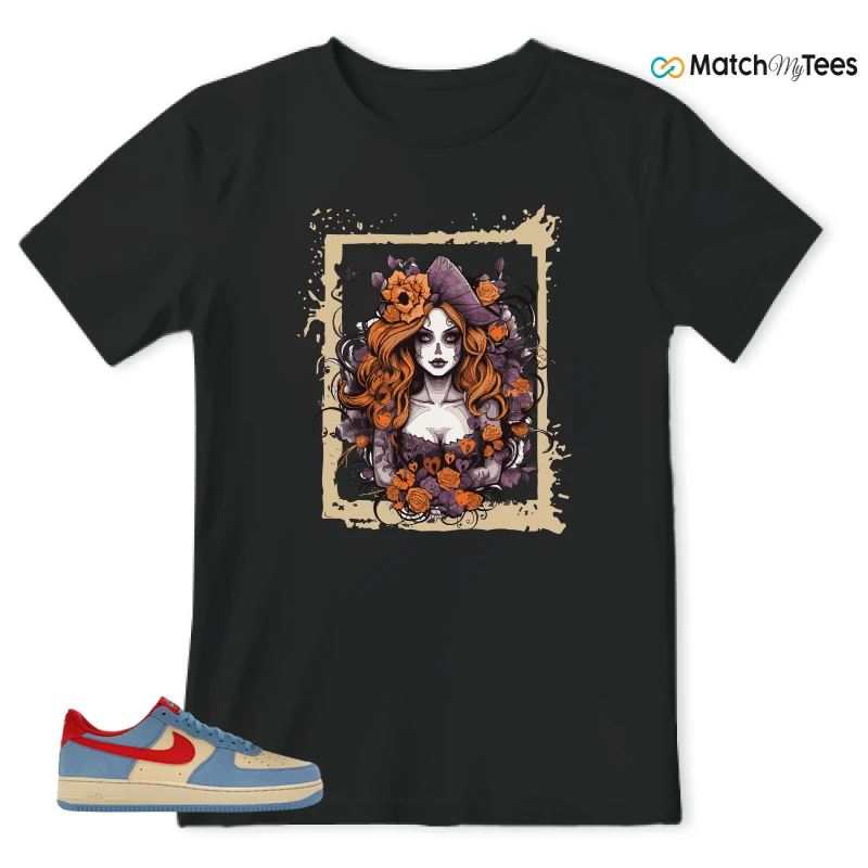 NIKE AIR FORCE 1 LOW '07 LV8 DORAEMON SNEAKER Matching Tees t-shirt