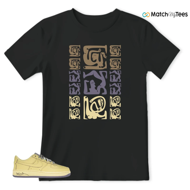 NIKE AIR FORCE 1 LOW PROTRO KOBE BRYANT MAMBA MENTALITY SNEAKER Matching Tees t-shirt