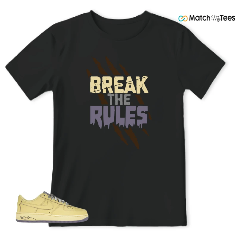 NIKE AIR FORCE 1 LOW PROTRO KOBE BRYANT MAMBA MENTALITY SNEAKER Matching Tees t-shirt