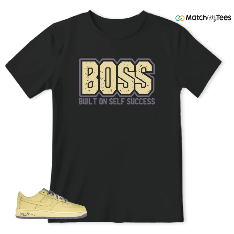 NIKE AIR FORCE 1 LOW PROTRO KOBE BRYANT MAMBA MENTALITY SNEAKER Matching Tees t-shirt