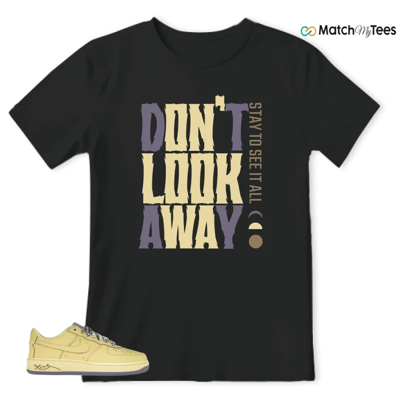 NIKE AIR FORCE 1 LOW PROTRO KOBE BRYANT MAMBA MENTALITY SNEAKER Matching Tees t-shirt