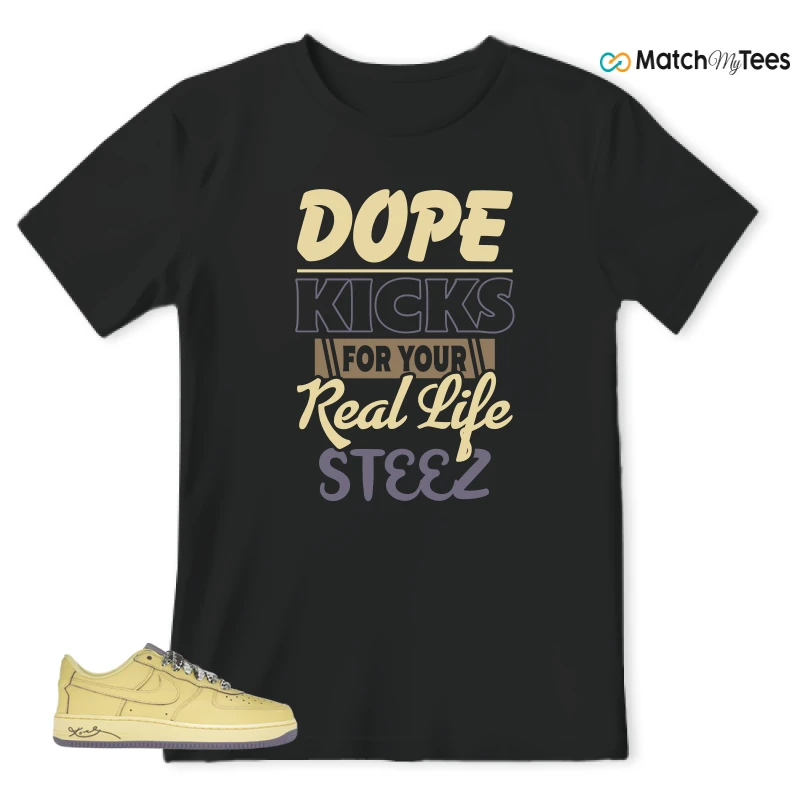 NIKE AIR FORCE 1 LOW PROTRO KOBE BRYANT MAMBA MENTALITY SNEAKER Matching Tees t-shirt