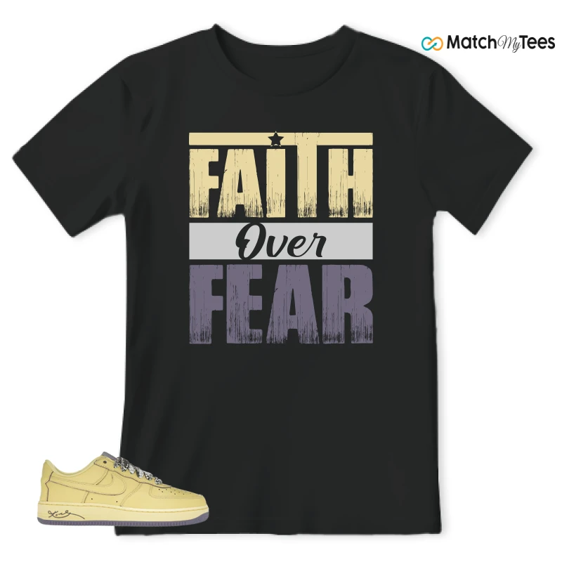 NIKE AIR FORCE 1 LOW PROTRO KOBE BRYANT MAMBA MENTALITY SNEAKER Matching Tees t-shirt