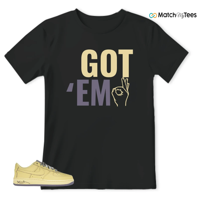 NIKE AIR FORCE 1 LOW PROTRO KOBE BRYANT MAMBA MENTALITY SNEAKER Matching Tees t-shirt