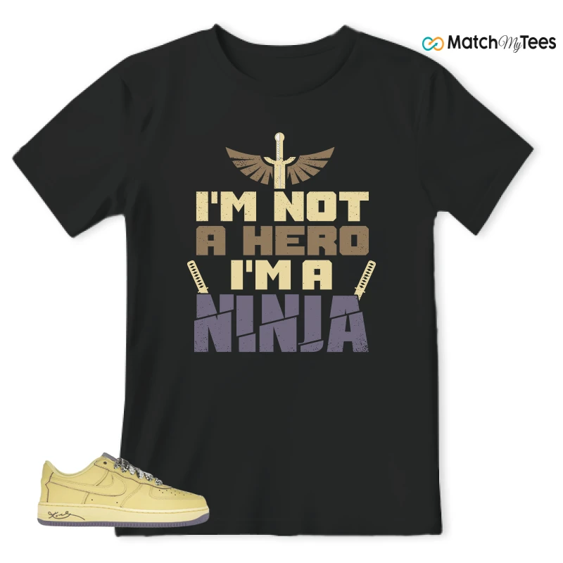 NIKE AIR FORCE 1 LOW PROTRO KOBE BRYANT MAMBA MENTALITY SNEAKER Matching Tees t-shirt