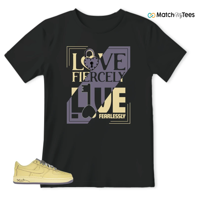 NIKE AIR FORCE 1 LOW PROTRO KOBE BRYANT MAMBA MENTALITY SNEAKER Matching Tees t-shirt
