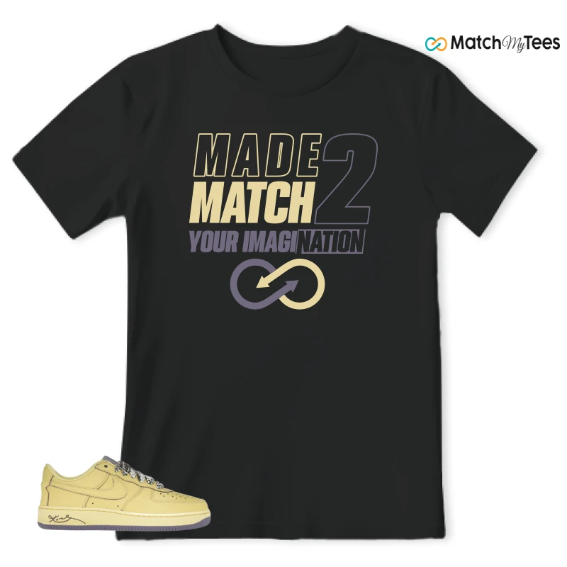 NIKE AIR FORCE 1 LOW PROTRO KOBE BRYANT MAMBA MENTALITY SNEAKER Matching Tees t-shirt