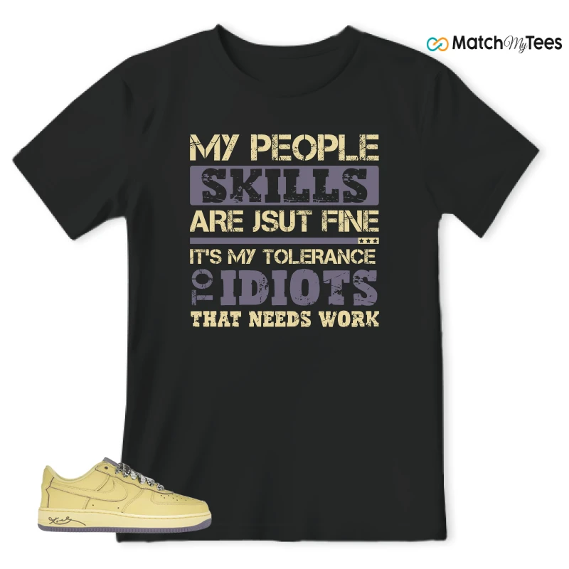 NIKE AIR FORCE 1 LOW PROTRO KOBE BRYANT MAMBA MENTALITY SNEAKER Matching Tees t-shirt