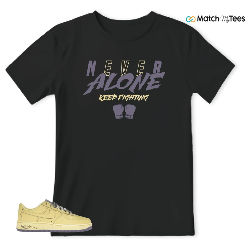 NIKE AIR FORCE 1 LOW PROTRO KOBE BRYANT MAMBA MENTALITY SNEAKER Matching Tees t-shirt