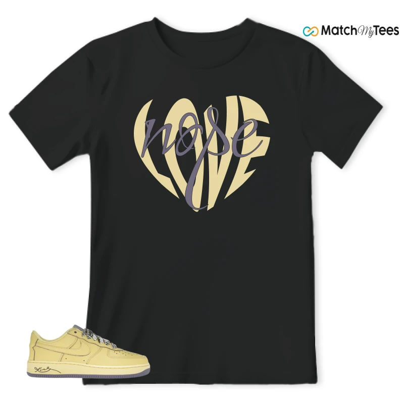 NIKE AIR FORCE 1 LOW PROTRO KOBE BRYANT MAMBA MENTALITY SNEAKER Matching Tees t-shirt