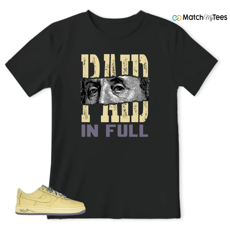 NIKE AIR FORCE 1 LOW PROTRO KOBE BRYANT MAMBA MENTALITY SNEAKER Matching Tees t-shirt
