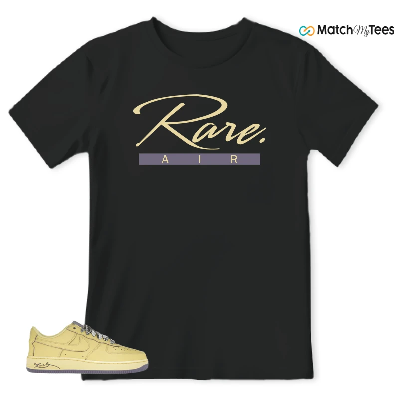 NIKE AIR FORCE 1 LOW PROTRO KOBE BRYANT MAMBA MENTALITY SNEAKER/SOFT YELLOW/SOFT YELLOW matching T-shirt