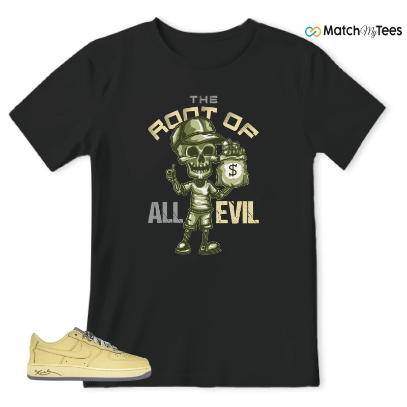 NIKE AIR FORCE 1 LOW PROTRO KOBE BRYANT MAMBA MENTALITY SNEAKER Matching Tees t-shirt