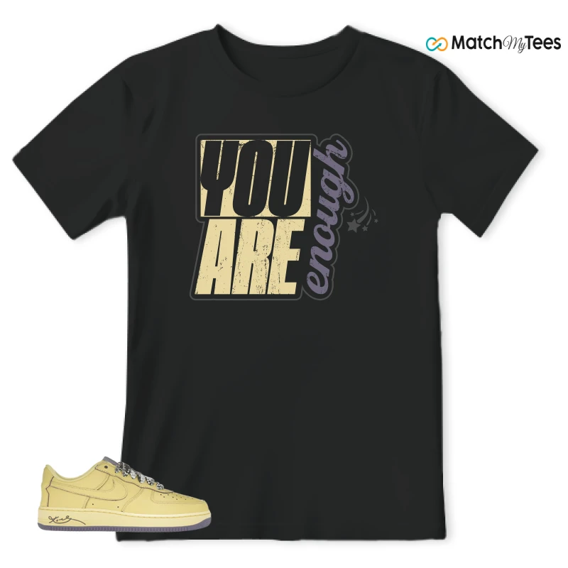 NIKE AIR FORCE 1 LOW PROTRO KOBE BRYANT MAMBA MENTALITY SNEAKER Matching Tees t-shirt