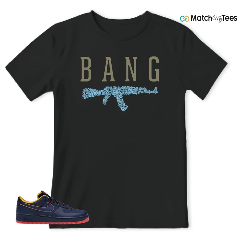 NIKE AIR FORCE 1 LOW RETRO LETTERING SNEAKER Matching Tees t-shirt