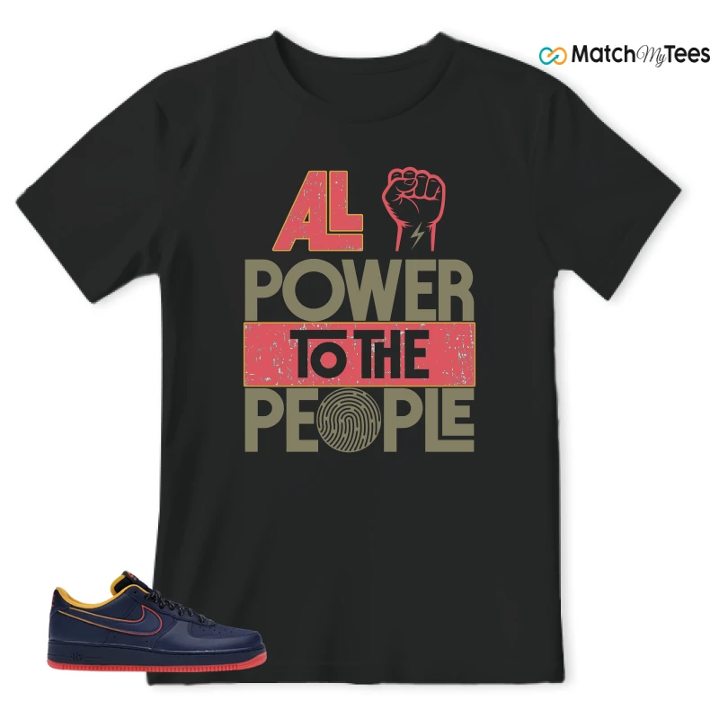 NIKE AIR FORCE 1 LOW RETRO LETTERING SNEAKER Matching Tees t-shirt