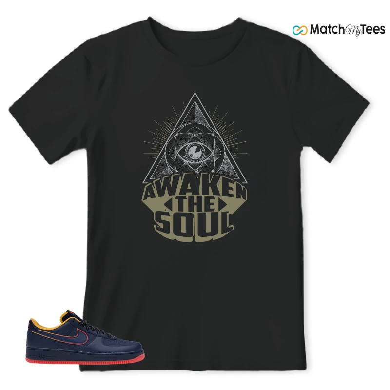 NIKE AIR FORCE 1 LOW RETRO LETTERING SNEAKER Matching Tees t-shirt