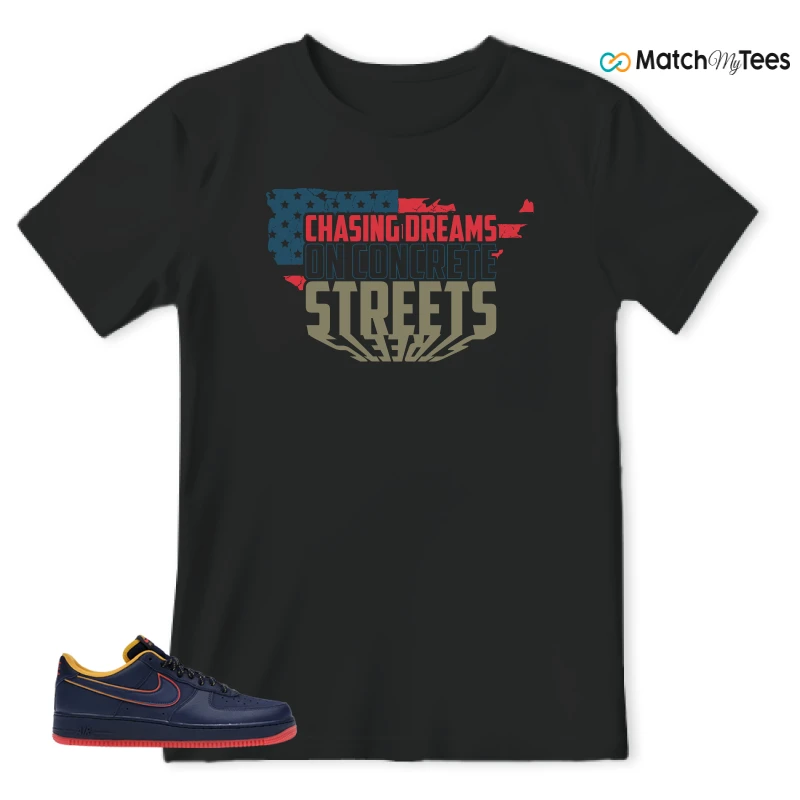 NIKE AIR FORCE 1 LOW RETRO LETTERING SNEAKER Matching Tees t-shirt